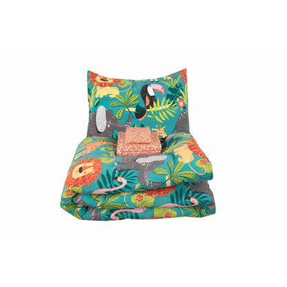 Kidz Mix Jungle Safari Bed In A Bag, Twin