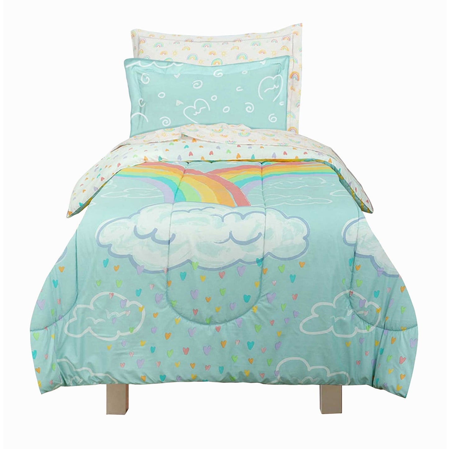 Kidz Mix Rainbow Clouds Bed in a Bag
