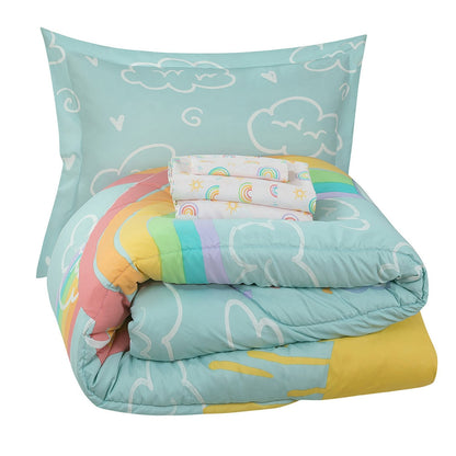 Kidz Mix Rainbow Clouds Bed in a Bag