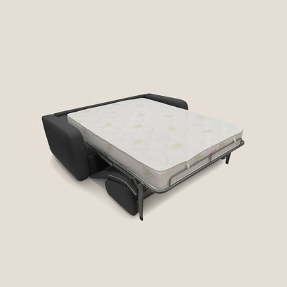 Duna Divano letto matrimoniale con materasso 20 cm in tessuto impermeabile T03 antracite