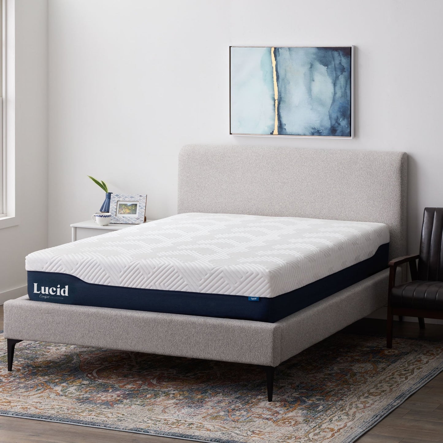 Lucid 12-inch Gel and Aloe Vera Hybrid Mattress