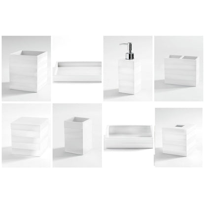Kassatex Cabana White Bath Accessory collection