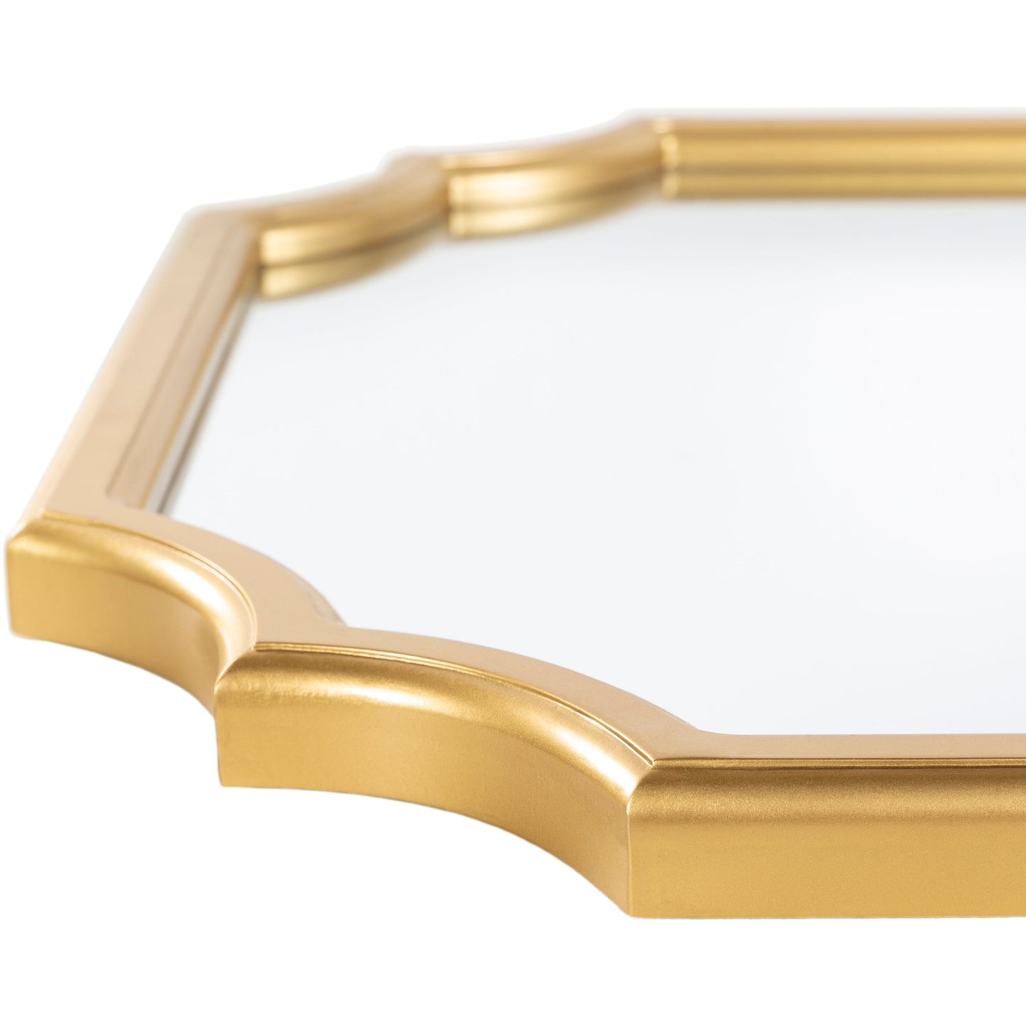 Livabliss Lannie Gold Scalloped Wall Mirror - 24H x 24W
