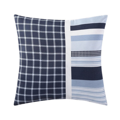 My World Mason Stripe 3-piece Quilt Set with Bonus Decorative Pillow