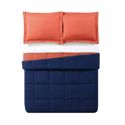 My World Solid Reversible 3-piece Comforter Set