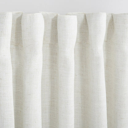 Lauren Ralph Lauren Herringbone 100% Blackout Back Tab/Rod Pocket Single Curtain Panel