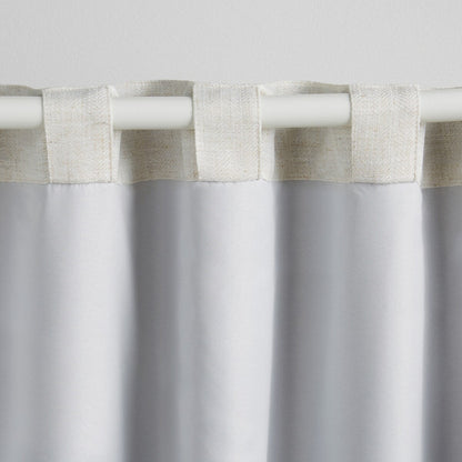 Lauren Ralph Lauren Herringbone 100% Blackout Back Tab/Rod Pocket Single Curtain Panel