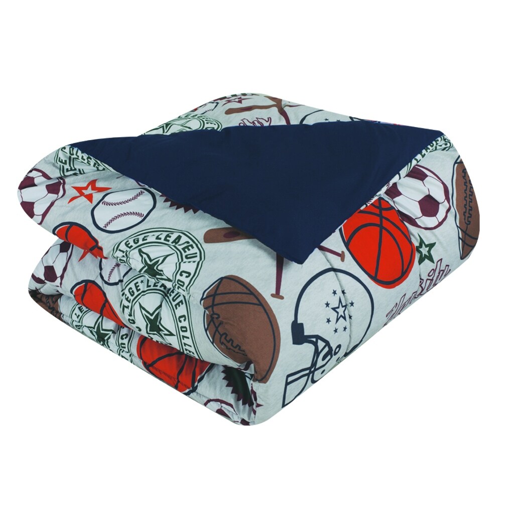 ALEX + BELLA League Sports Soft Microfiber Comforter Set
