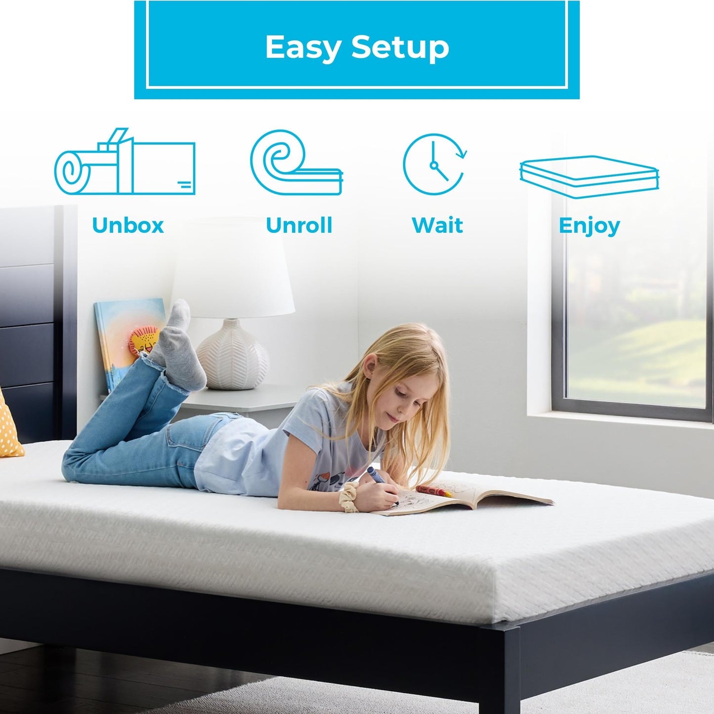 Linenspa Essentials 5-inch ActiveRelief Gel Memory Foam Mattress