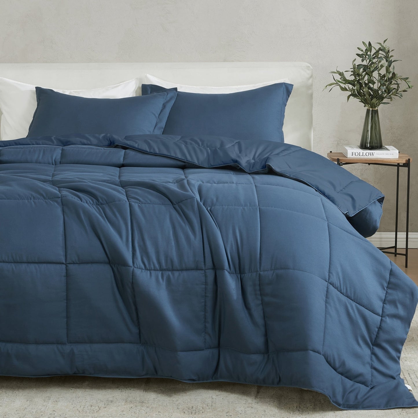 Linery & Co. All Season Down Alternative Reversible Comforter Set
