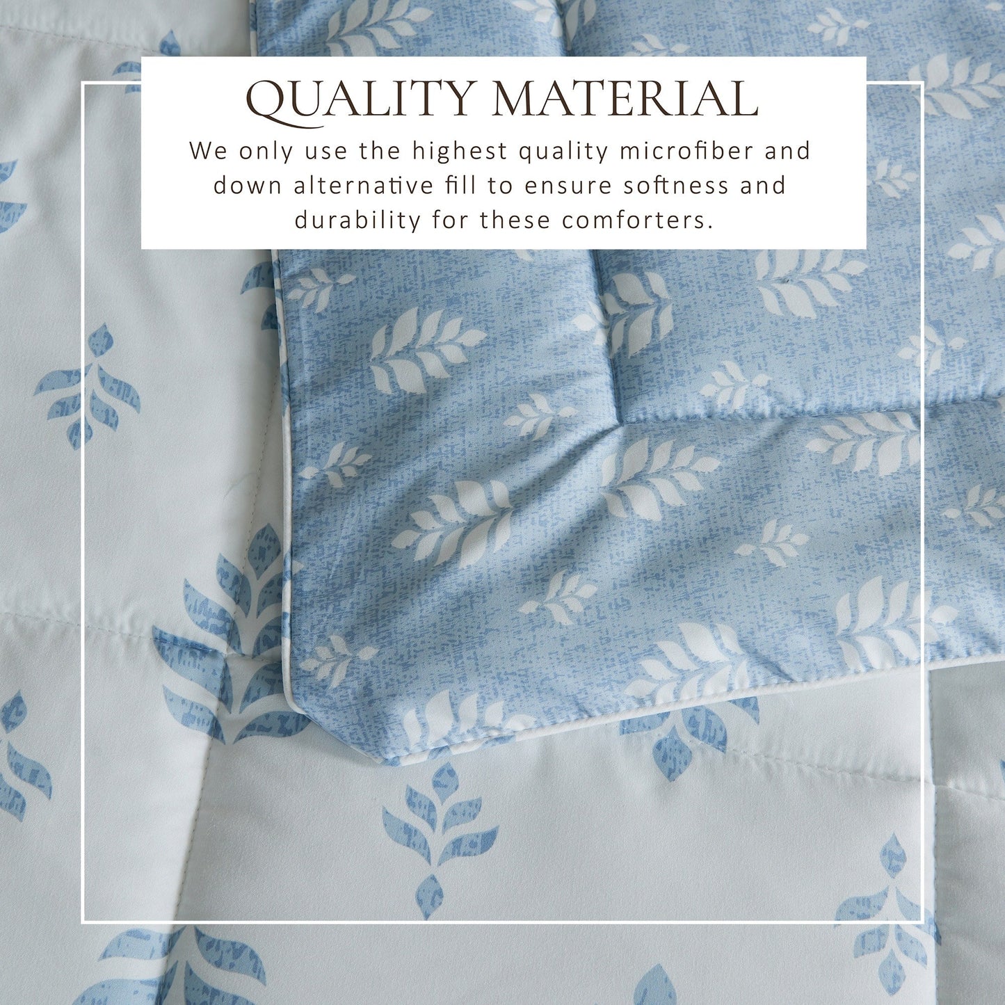 Linery & Co. All Season Down Alternative Reversible Comforter Set