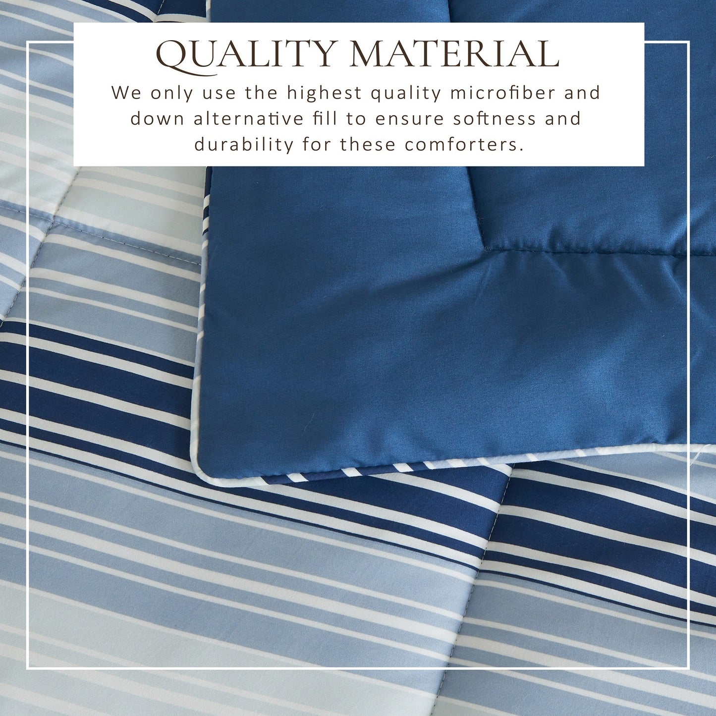 Linery & Co. All Season Down Alternative Reversible Comforter Set