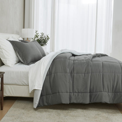 Linery & Co. All Season Down Alternative Reversible Comforter Set