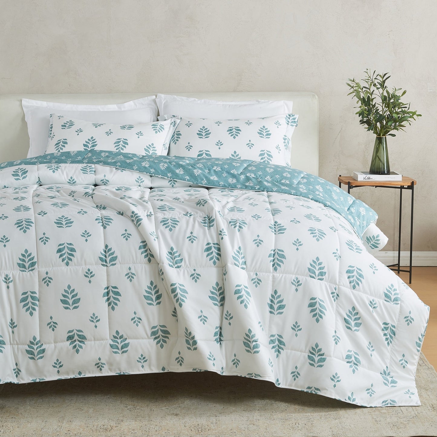 Linery & Co. All Season Down Alternative Reversible Comforter Set