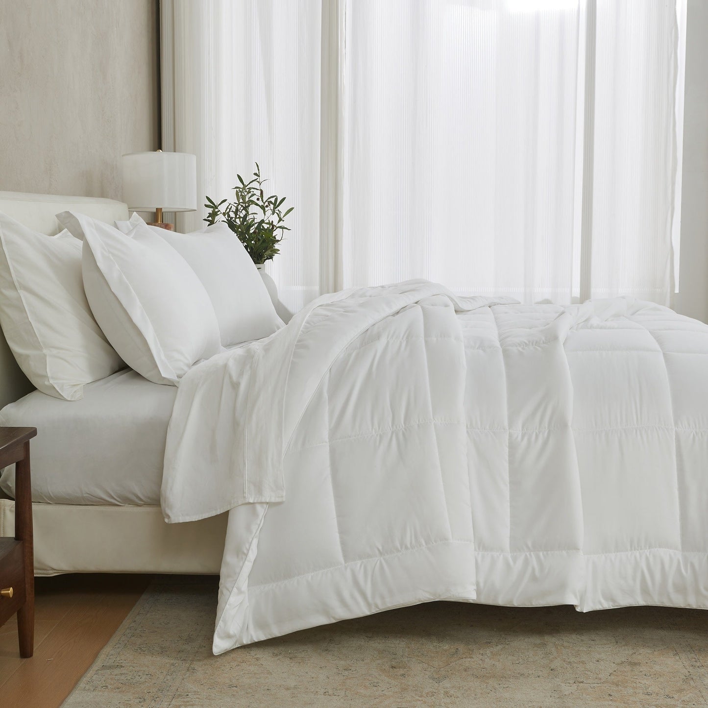 Linery & Co. All Season Down Alternative Reversible Comforter Set
