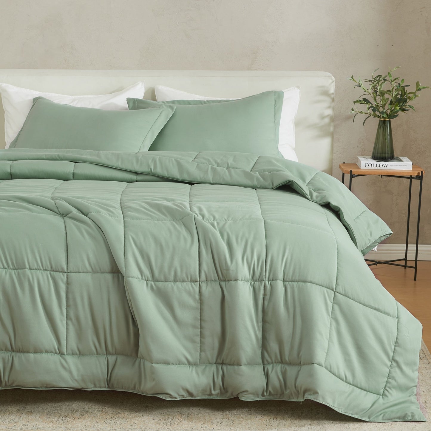 Linery & Co. All Season Down Alternative Reversible Comforter Set