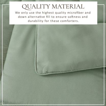 Linery & Co. All Season Down Alternative Reversible Comforter Set