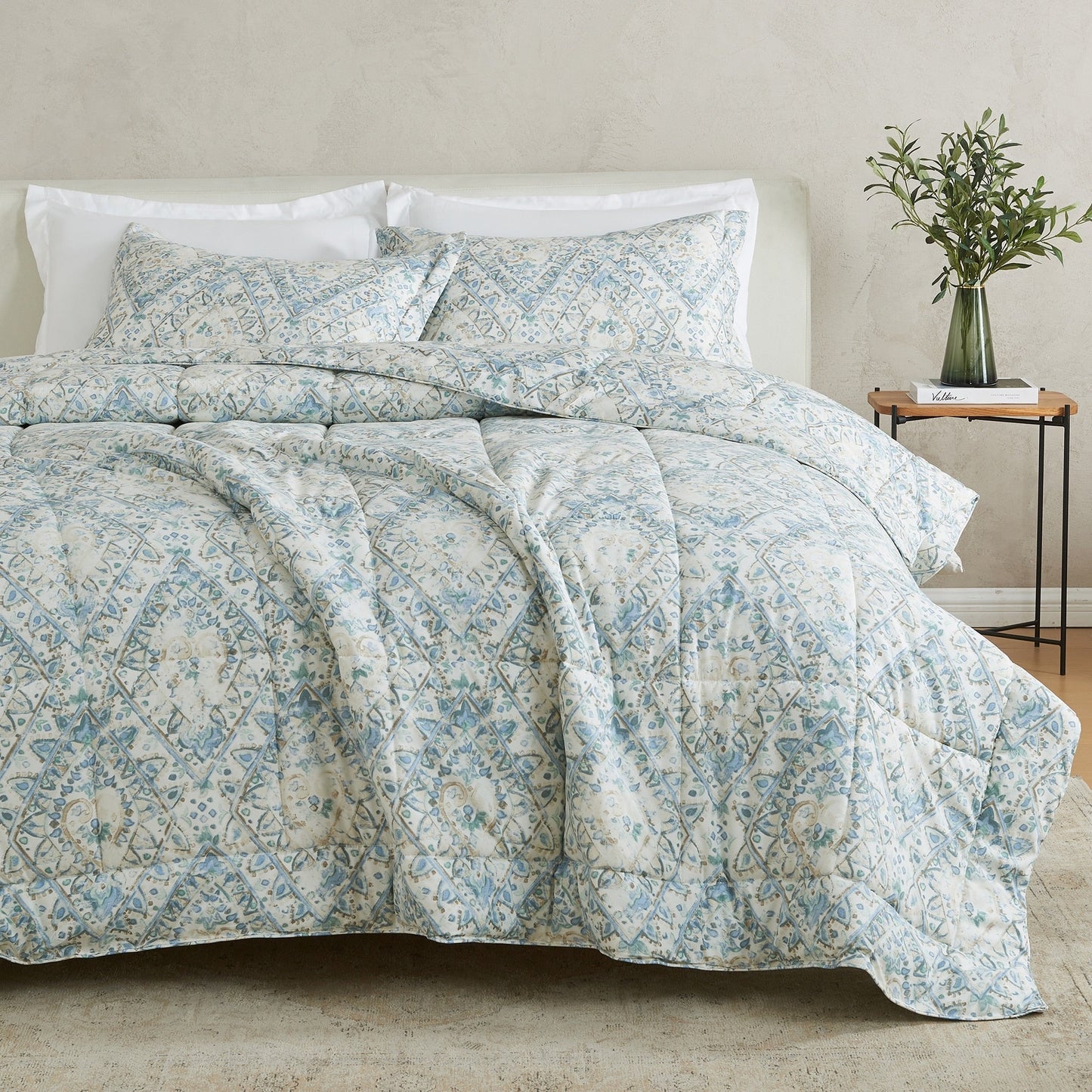 Linery & Co. All Season Down Alternative Reversible Comforter Set