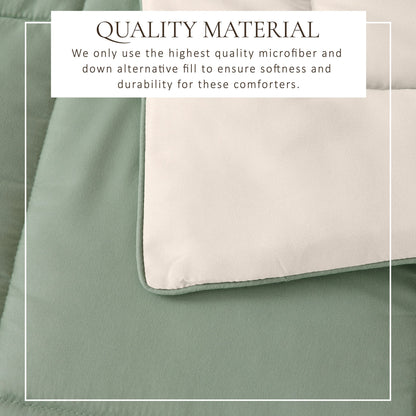 Linery & Co. All Season Down Alternative Reversible Comforter Set