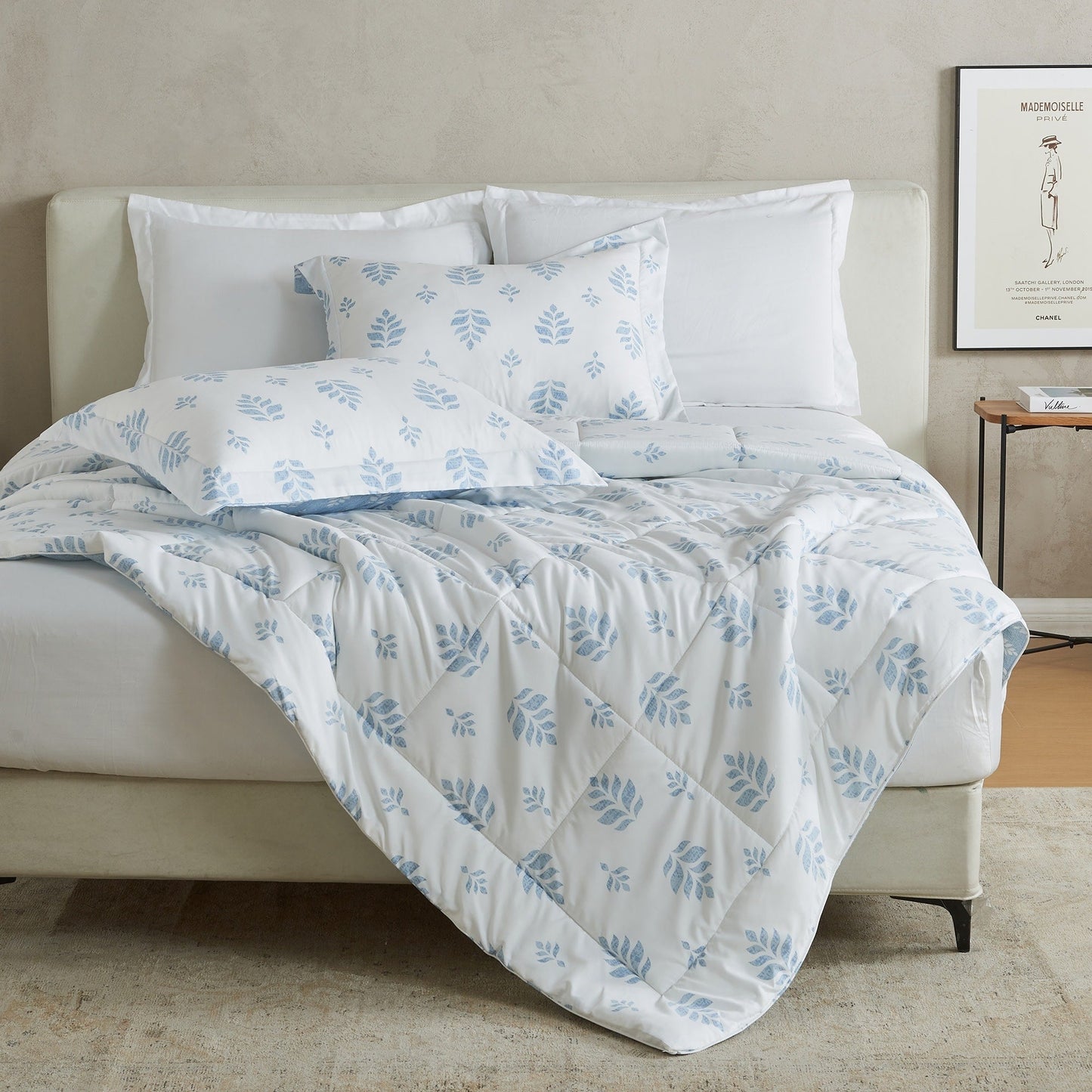 Linery & Co. All Season Down Alternative Reversible Comforter Set