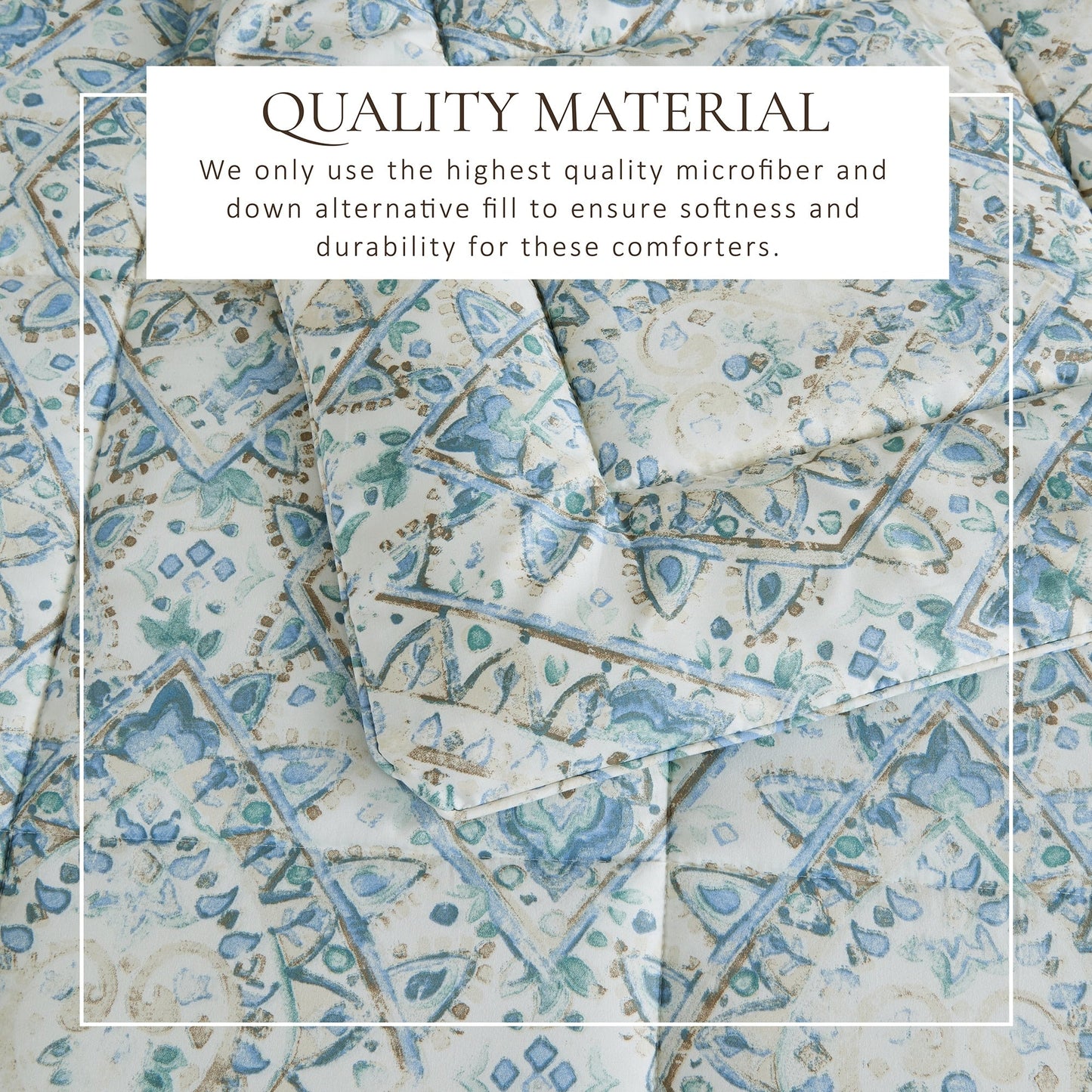 Linery & Co. All Season Down Alternative Reversible Comforter Set