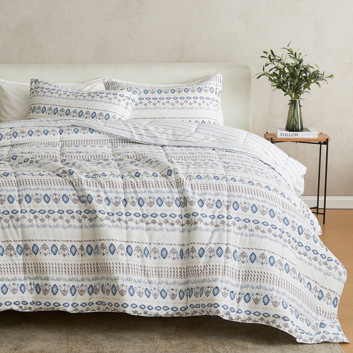 Linery & Co. All Season Down Alternative Reversible Comforter Set