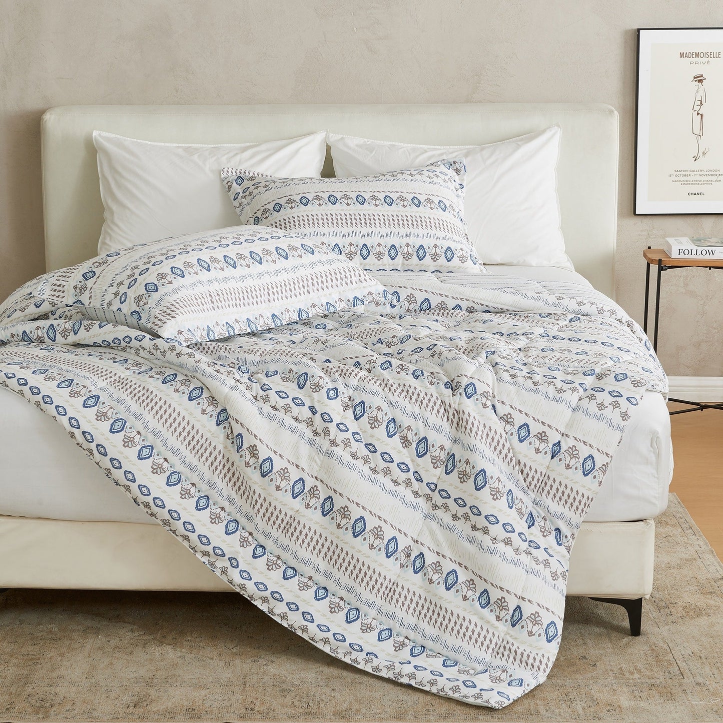 Linery & Co. All Season Down Alternative Reversible Comforter Set
