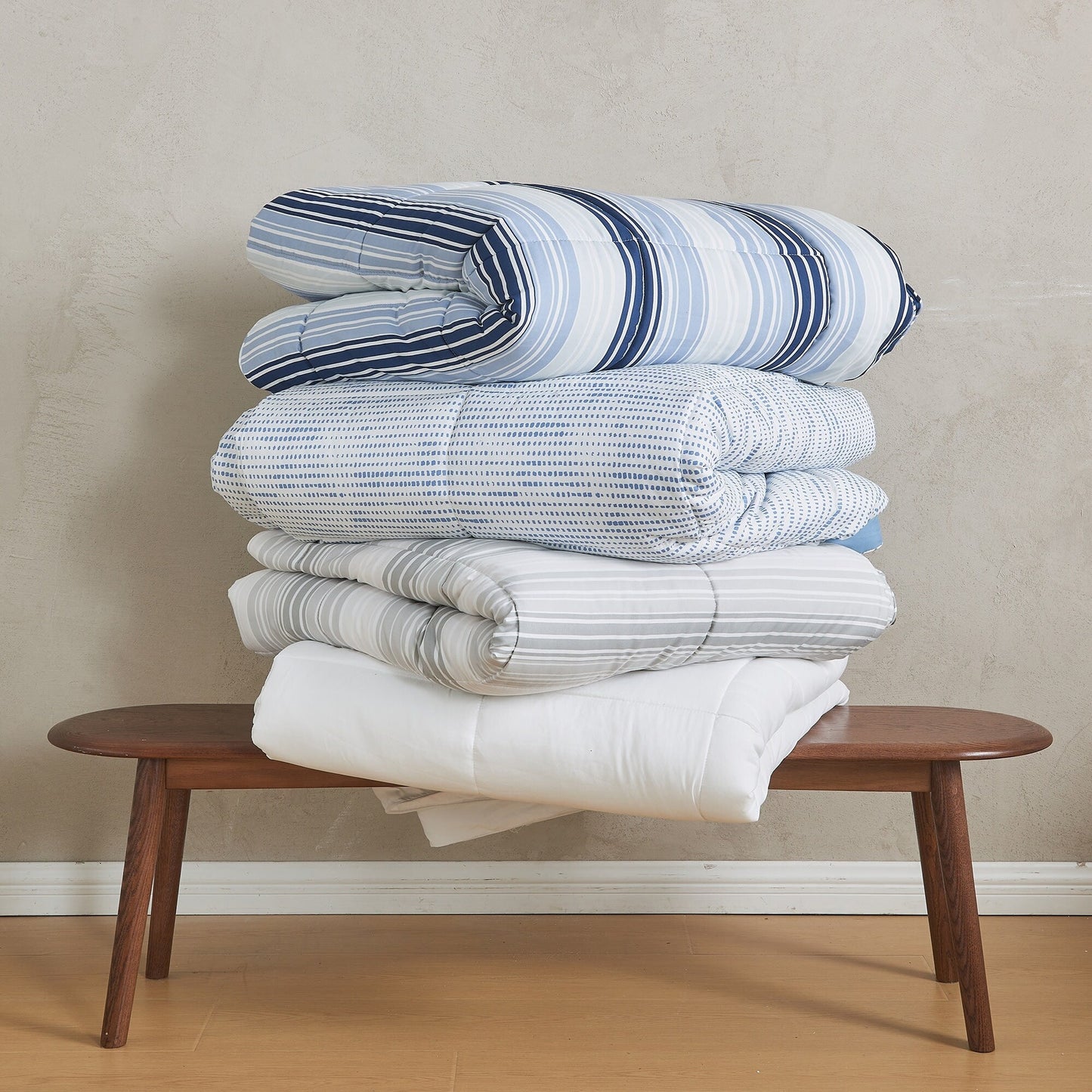 Linery & Co. All Season Down Alternative Reversible Comforter Set