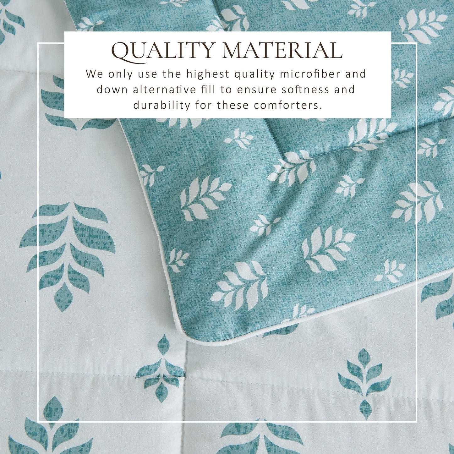 Linery & Co. All Season Down Alternative Reversible Comforter Set