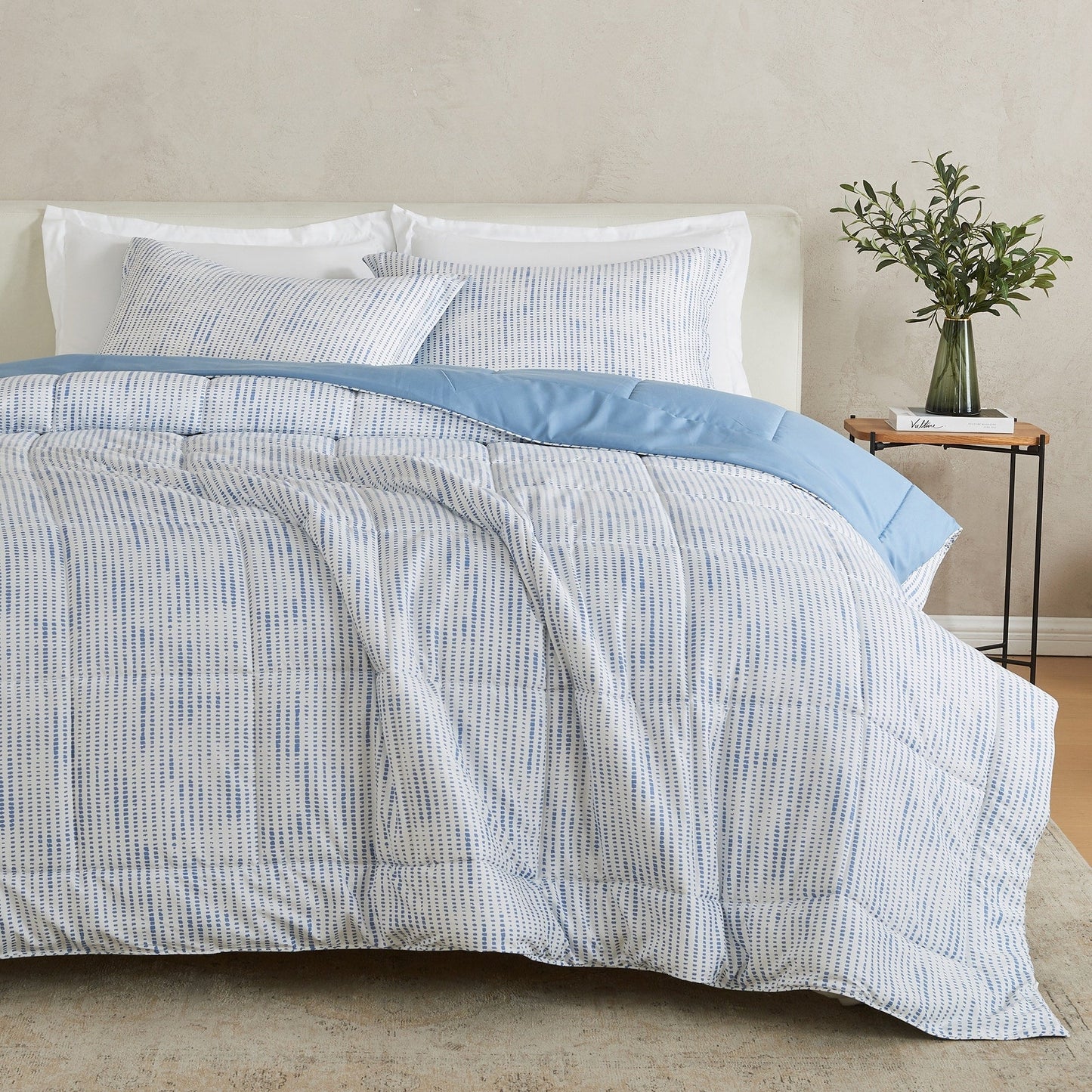 Linery & Co. All Season Down Alternative Reversible Comforter Set