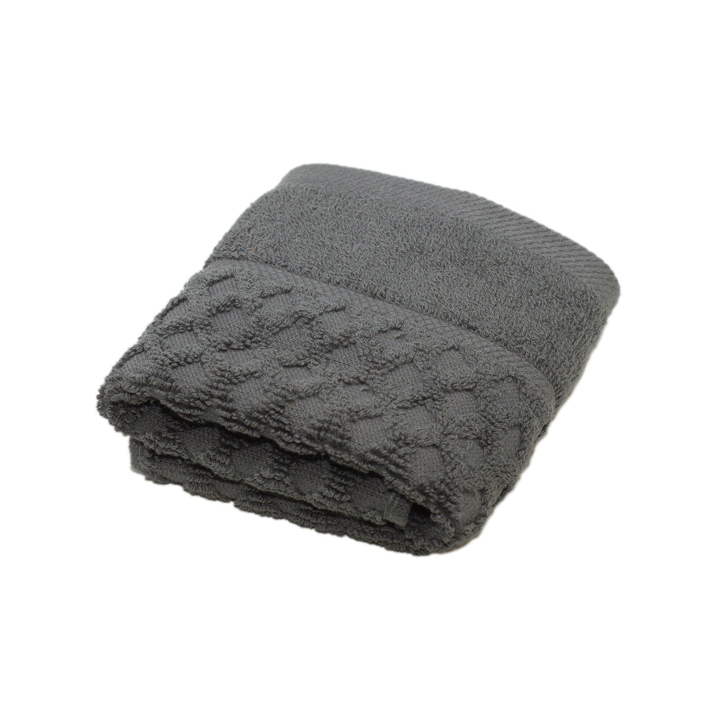 Linery & Co. Cotton Diamond Waffle Texture Bath Towels.