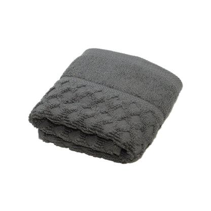 Linery & Co. Cotton Diamond Waffle Texture Bath Towels.