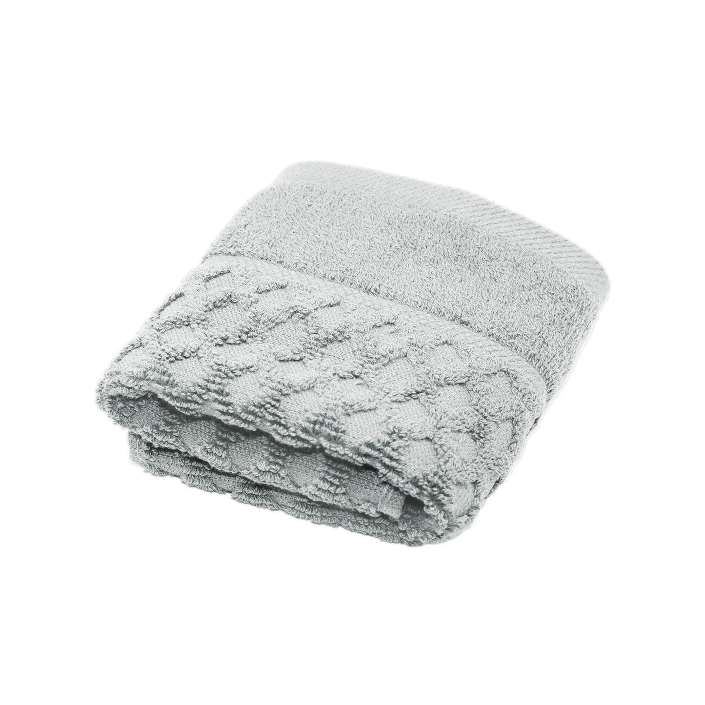 Linery & Co. Cotton Diamond Waffle Texture Bath Towels.