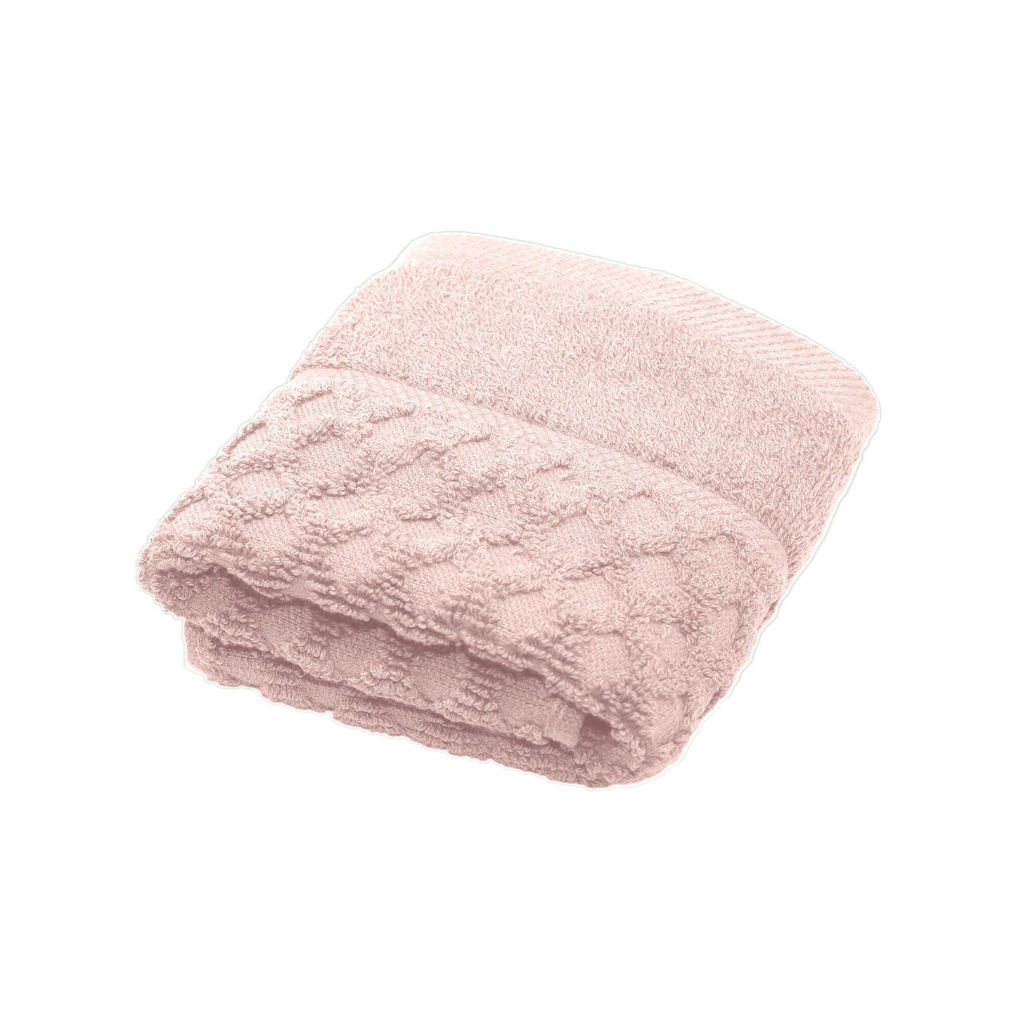 Linery & Co. Cotton Diamond Waffle Texture Bath Towels.