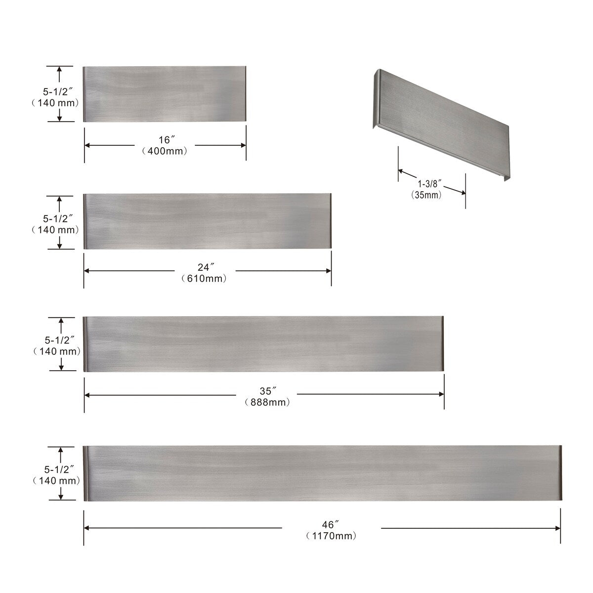 Long Steak LED Wall Sconce