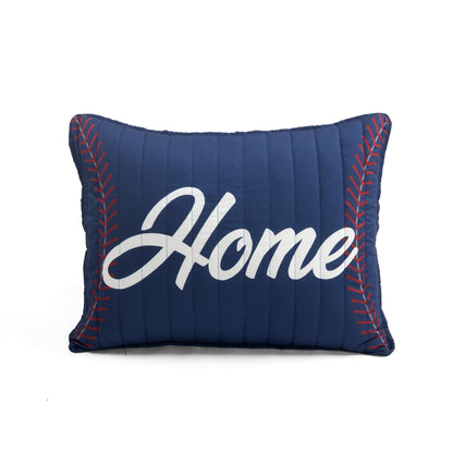 Lush Decor Baseball Game Reversible Oversized Kids Quilt