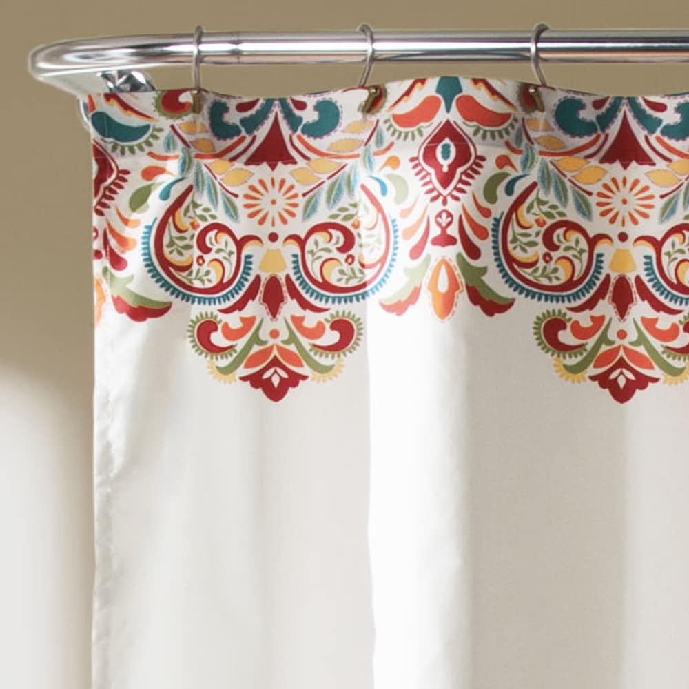 The Curated Nomad Lyon Damask Shower Curtain