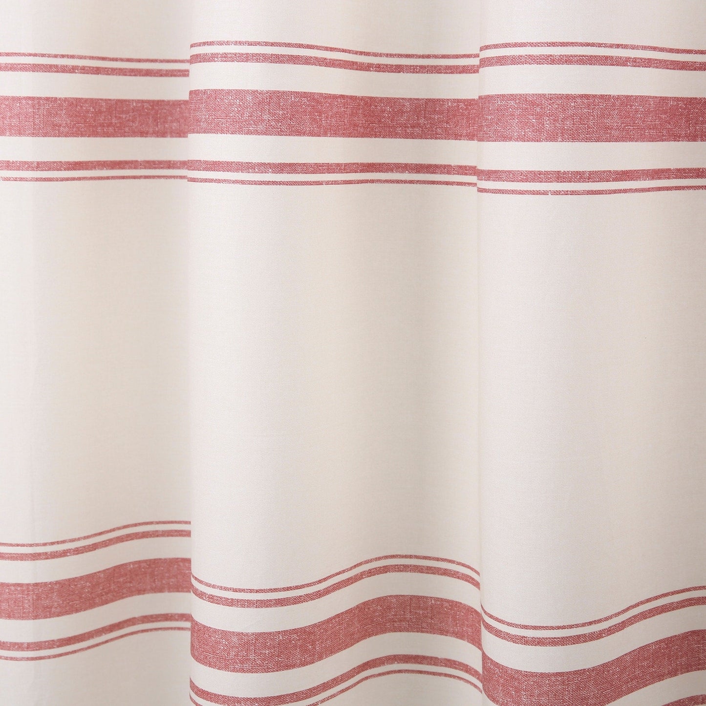 Lush Decor Farmhouse Stripe Shower Curtain