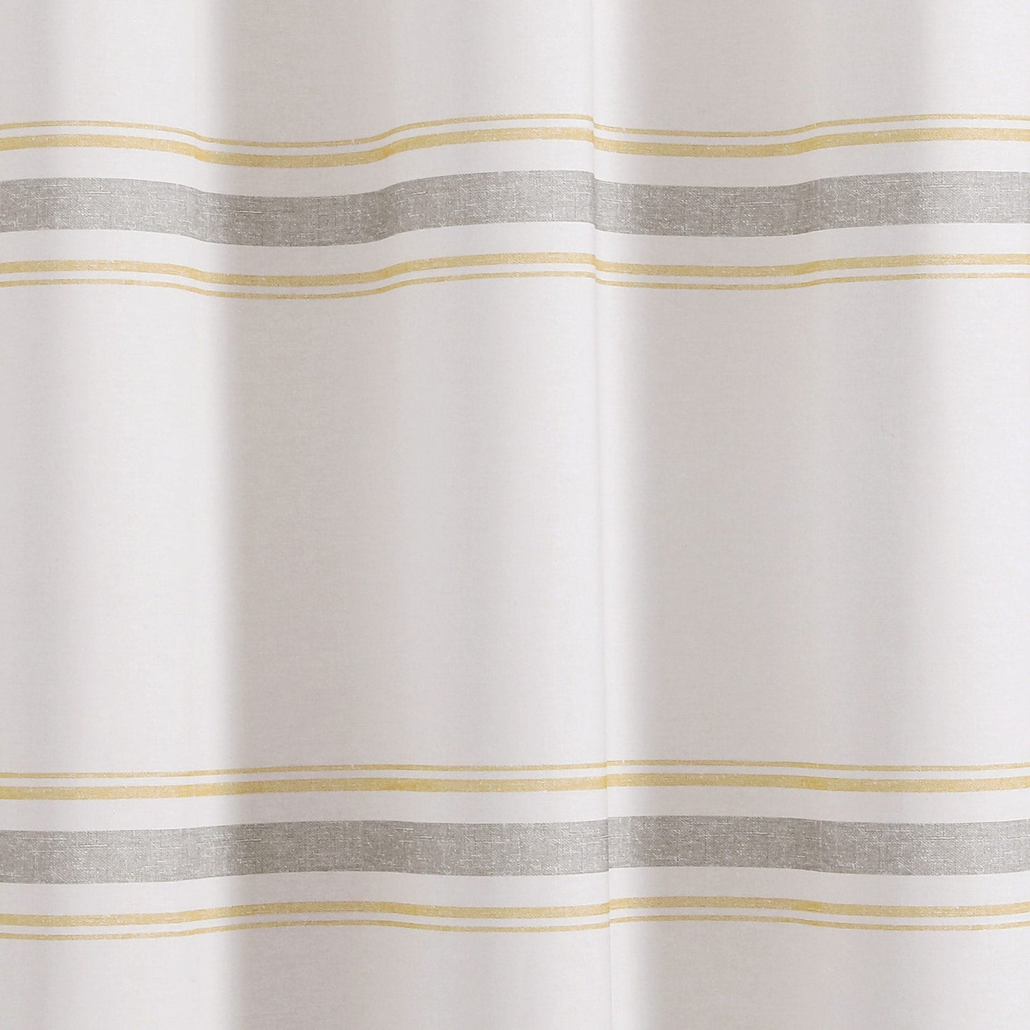 Lush Decor Farmhouse Stripe Shower Curtain