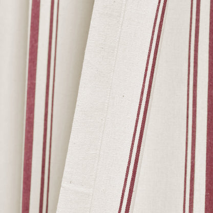 Lush Decor Farmhouse Stripe Yarn Dyed Cotton Window Curtain Panel Pair