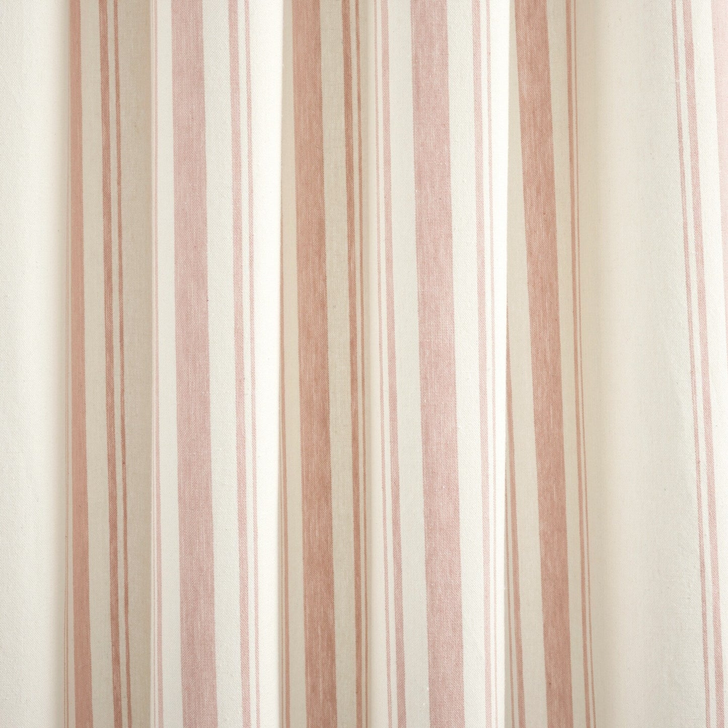 Lush Decor Farmhouse Stripe Yarn Dyed Cotton Window Curtain Panel Pair