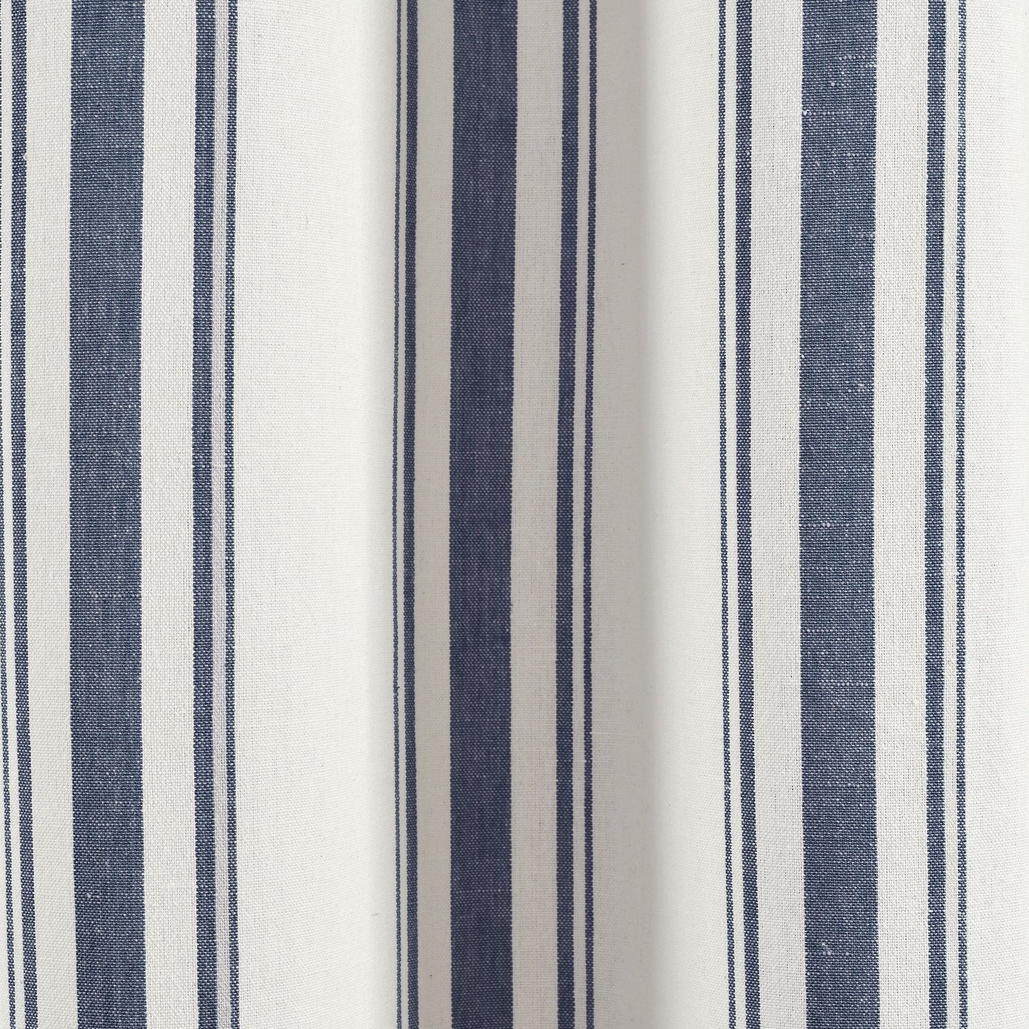 Lush Decor Farmhouse Stripe Yarn Dyed Cotton Window Curtain Panel Pair