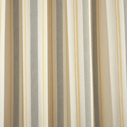 Lush Decor Farmhouse Stripe Yarn Dyed Cotton Window Curtain Panel Pair