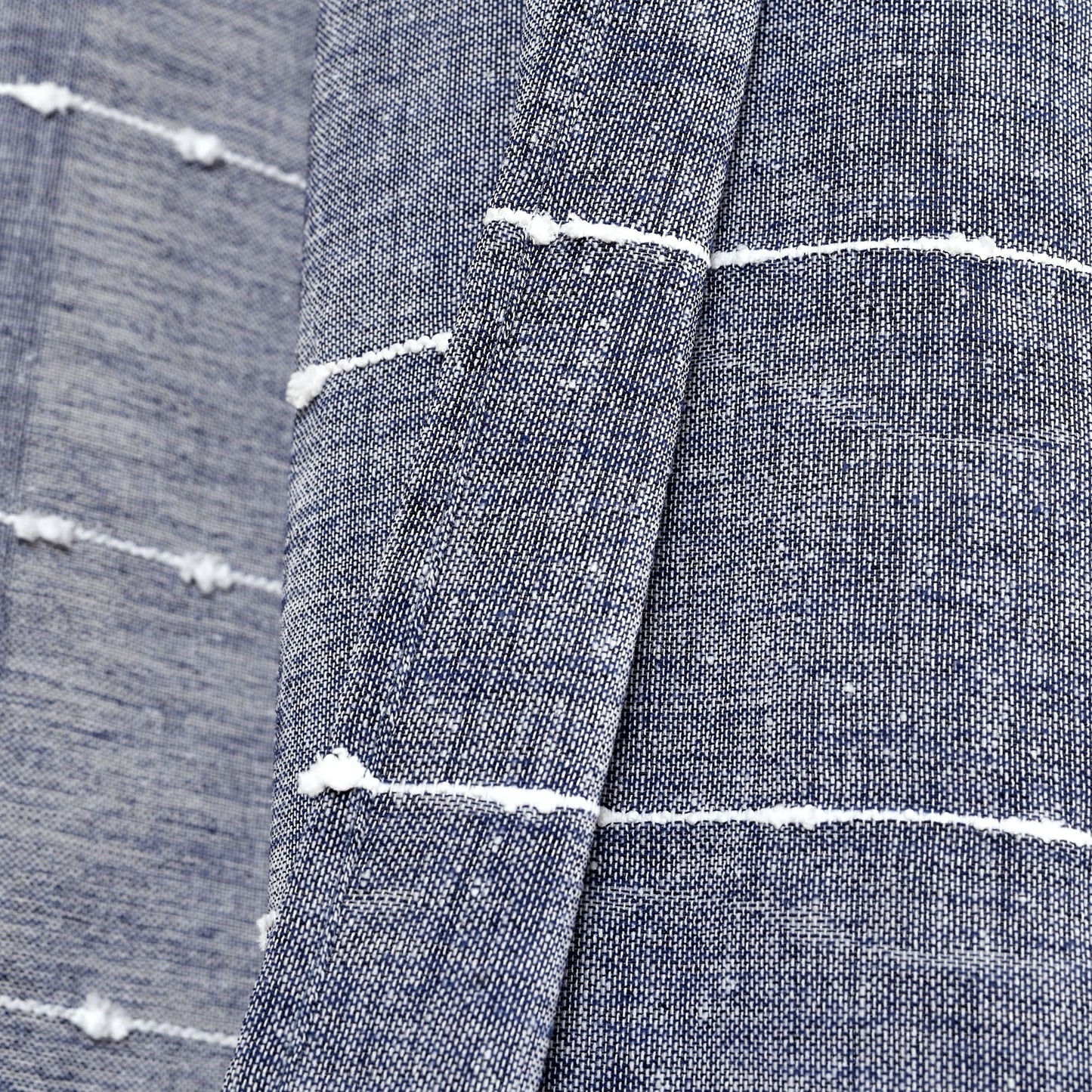 Lush Decor Farmhouse Textured Grommet Sheer Window Curtain Panel Pair