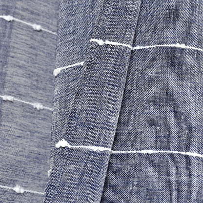 Lush Decor Farmhouse Textured Grommet Sheer Window Curtain Panel Pair