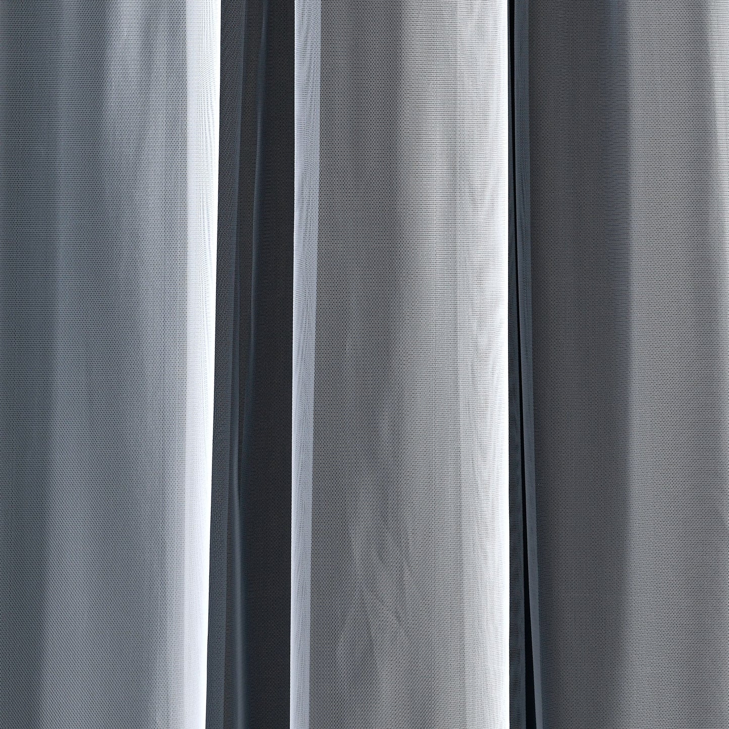 Lush Decor Grommet Sheer Panel Pair with Insulated Blackout Lining
