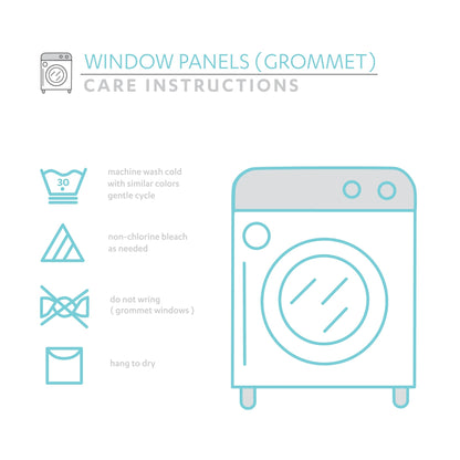 Lush Decor Grommet Sheer Panel Pair with Insulated Blackout Lining