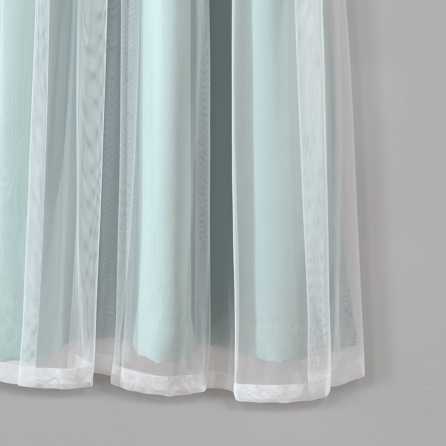 Lush Decor Grommet Sheer Panel Pair with Insulated Blackout Lining