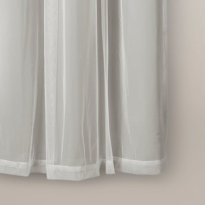 Lush Decor Grommet Sheer Panel Pair with Insulated Blackout Lining
