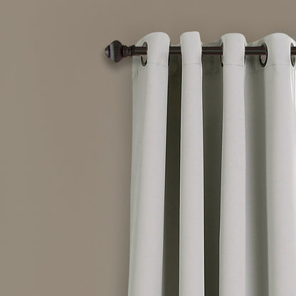 Lush Decor Insulated Grommet Blackout Curtain Panel Pair